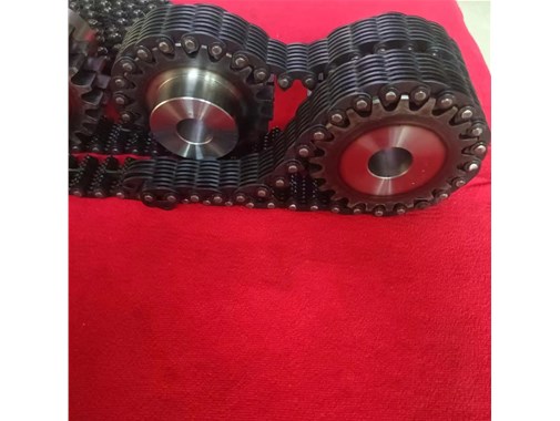 給嘉興市集珵機械有限公司做的CL10 節(jié)距15.875 內(nèi)導15片齒形鏈條及配套鏈輪發(fā)貨