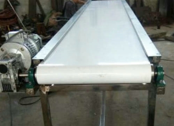 白色皮帶輸送機(jī) 材質(zhì)PU，耐高溫，耐腐蝕酸堿